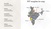 Customized PPT Template For Map Presentation